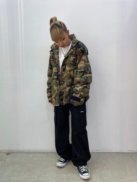 渡辺楓さん（レディース・150cm）の秋コーディネート