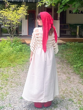 「アイテム（その他トップス）」を使った、かほさん（レディース・155cm）の夏コーディネート
