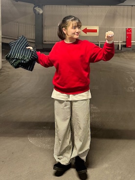 「kutir（クティール）のアイテム」を使った、かほさん（レディース・155cm）の春コーディネート