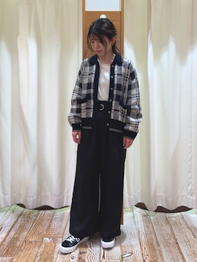 うやまさん（レディース・161cm）の冬コーディネート