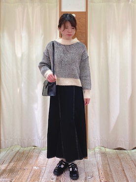 うやまさん（レディース・161cm）の冬コーディネート