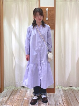 「ehka sopo（エヘカソポ）のアイテム（財布/小物）」を使った、うやまさん（レディース・161cm）の冬コーディネート