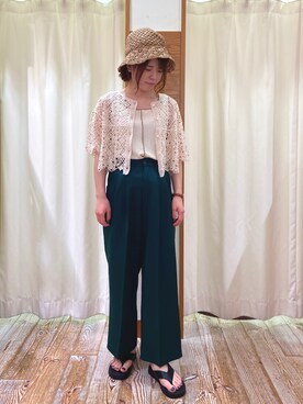 うやまさん（レディース・161cm）の夏コーディネート