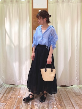 うやまさん（レディース・161cm）の夏コーディネート