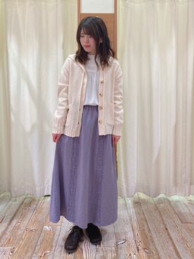 うやまさん（レディース・161cm）の冬コーディネート