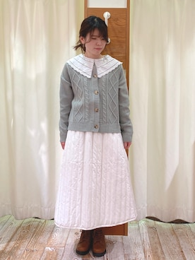 うやまさん（レディース・161cm）の冬コーディネート