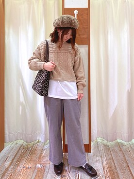 うやまさん（レディース・161cm）の秋コーディネート