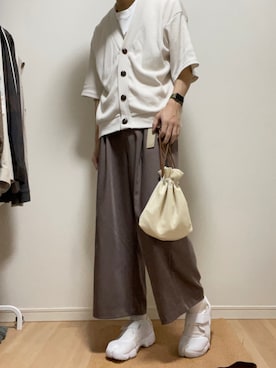 「Carhartt（カーハート）のアイテム（財布/小物）」を使った、がりょ。さん（メンズ・183cm）の夏コーディネート