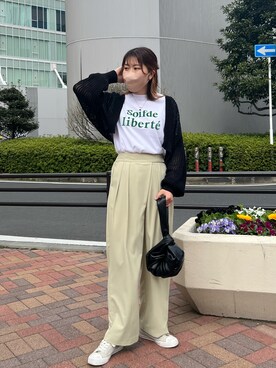 akari_lemageさん（レディース・160cm）の春コーディネート