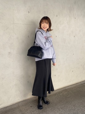 akari_lemageさん（レディース・160cm）の冬コーディネート