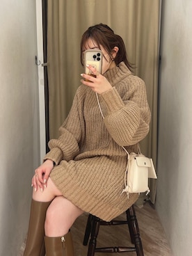 akari_lemageさん（レディース・160cm）の冬コーディネート