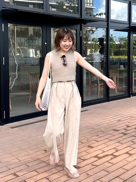 akari_lemageさん（レディース・160cm）の夏コーディネート