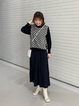 akari_lemageさん（レディース・160cm）の冬コーディネート