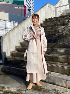 akari_lemageさん（レディース・160cm）の冬コーディネート