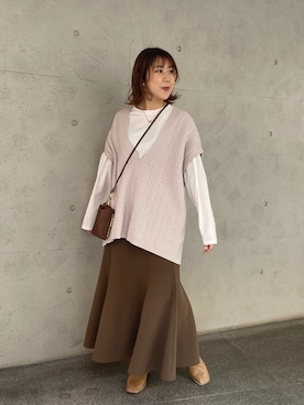 akari_lemageさん（レディース・160cm）の冬コーディネート