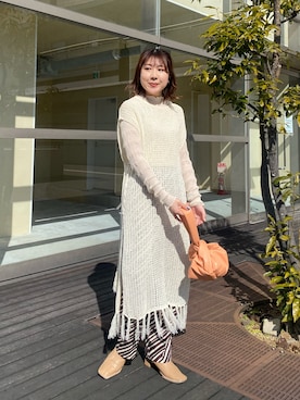 akari_lemageさん（レディース・160cm）の冬コーディネート