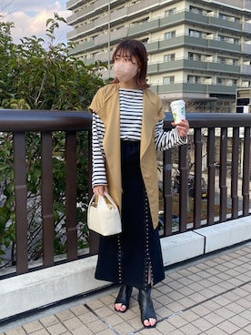 akari_lemageさん（レディース・160cm）の春コーディネート