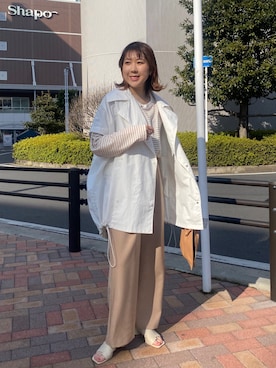 akari_lemageさん（レディース・160cm）の春コーディネート