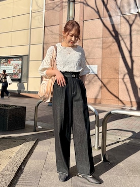 akari_lemageさん（レディース・160cm）の春コーディネート