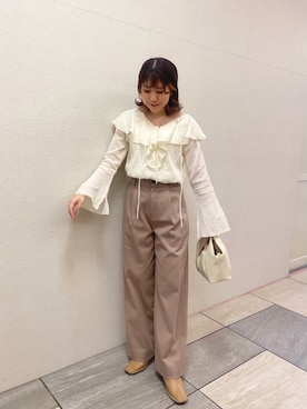 akari_lemageさん（レディース・160cm）の春コーディネート