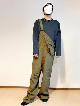 「Lee（リー）のアイテム（キャップ）」を使った、ma612ruさん（メンズ・174cm）の秋コーディネート