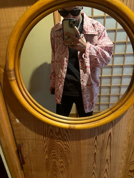 「Saint Laurent（サンローラン）のアイテム」を使った、Naoya Fukasawaさん（メンズ・159cm）の夏コーディネート
