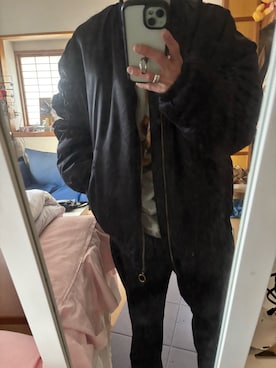 「アイテム（MA-1）」を使った、Naoya Fukasawaさん（メンズ・158cm・20代）の秋コーディネート