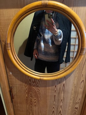 「アイテム（デニムジャケット）」を使った、Naoya Fukasawaさん（メンズ・158cm）の秋コーディネート