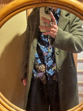 「アイテム（ジャケット/アウター）」を使った、Naoya Fukasawaさん（メンズ・158cm）の秋コーディネート