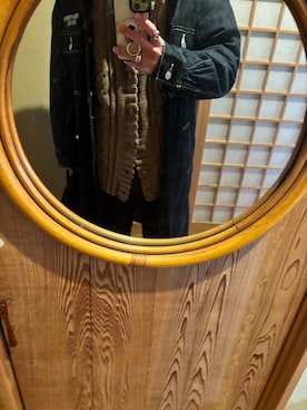 「AZUL（アズール）のアイテム」を使った、Naoya Fukasawaさん（メンズ・158cm）の冬コーディネート