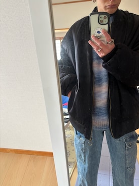 「Avail（アベイル）のアイテム（トップス）」を使った、Naoya Fukasawaさん（メンズ・158cm）の冬コーディネート