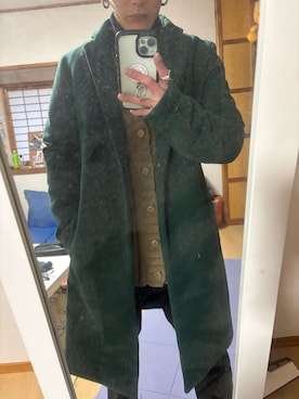 「アイテム（ジャケット/アウター）」を使った、Naoya Fukasawaさん（メンズ・158cm・20代）の冬コーディネート