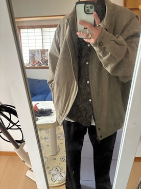 「アイテム（シャツ/ブラウス）」を使った、Naoya Fukasawaさん（メンズ・158cm）の秋コーディネート