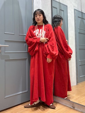 「LOWRYS FARM（ローリーズファーム）のパールタレンネックレス　249411（ネックレス）」を使った、Tenさん（レディース・163cm・20代）の秋コーディネート