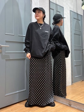 「アイテム（帽子）」を使った、Tenさん（レディース・163cm・20代）の秋コーディネート