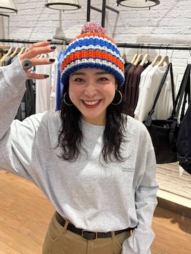 「アイテム（リング）」を使った、Tenさん（レディース・163cm・20代）の秋コーディネート