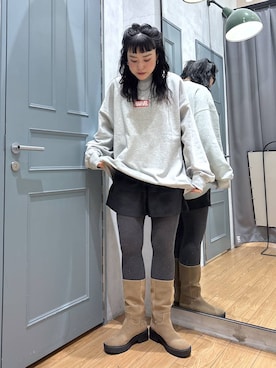 Tenさん（レディース・163cm）の冬コーディネート