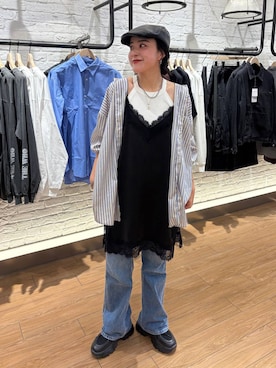 「アイテム（キャミソール）」を使った、Tenさん（レディース・163cm・20代）の秋コーディネート