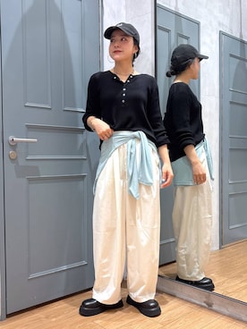 「アイテム（パンツ）」を使った、Tenさん（レディース・163cm・20代）の秋コーディネート