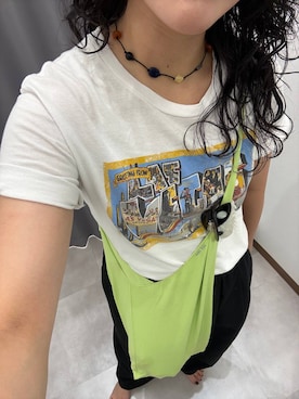 「LOWRYS FARM（ローリーズファーム）のイージーワイドカーブパンツ 327286（その他パンツ、ブラック系）」を使った、Tenさん（レディース・163cm）の夏コーディネート