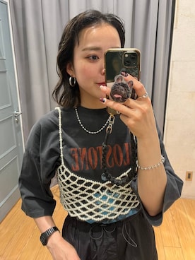 「アイテム（その他トップス）」を使った、Tenさん（レディース・163cm・20代）の春コーディネート