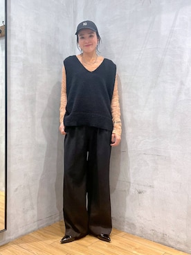 「アイテム（キャップ）」を使った、Tenさん（レディース・163cm・20代）の春コーディネート