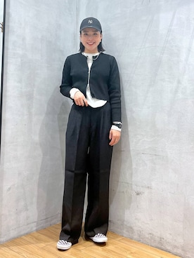 「アイテム（キャップ）」を使った、Tenさん（レディース・163cm・20代）の春コーディネート