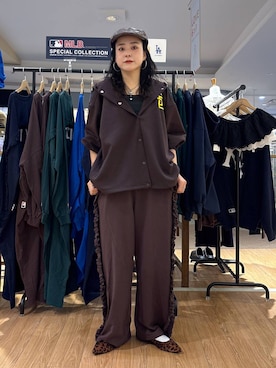 「アイテム（ハンチング/ベレー帽）」を使った、Tenさん（レディース・163cm・20代）の夏コーディネート