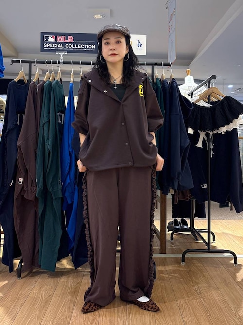 セール】MLBサイドフリルカットパンツ 579430（スウェット