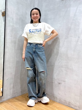 「アイテム（その他トップス）」を使った、Tenさん（レディース・163cm・20代）の春コーディネート