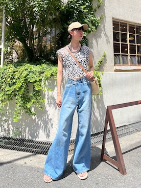 「PAGEBOY」｜「アイテム（その他）」を使った、ふみみさん（レディース・170cm）の夏コーディネート