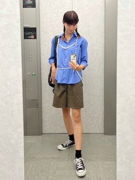 「PAGEBOY」｜「アイテム（その他）」を使った、ふみみさん（レディース・170cm）の秋コーディネート