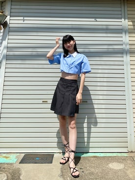 「Lily Brown」｜「アイテム（その他）」を使った、ふみみさん（レディース・170cm）の夏コーディネート
