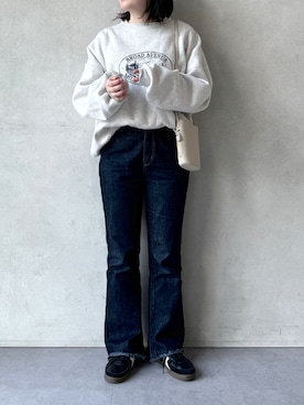 「Onitsuka Tiger（オニツカタイガー）のアイテム」を使った、gemeilyokotaさん（レディース・158cm）の冬コーディネート